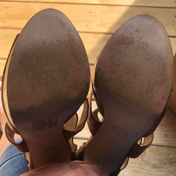 Michael Kors Damita platform heels sandal zipper - Picture 4 of 10